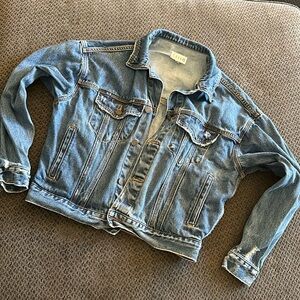 Women’s distressed denim jacket